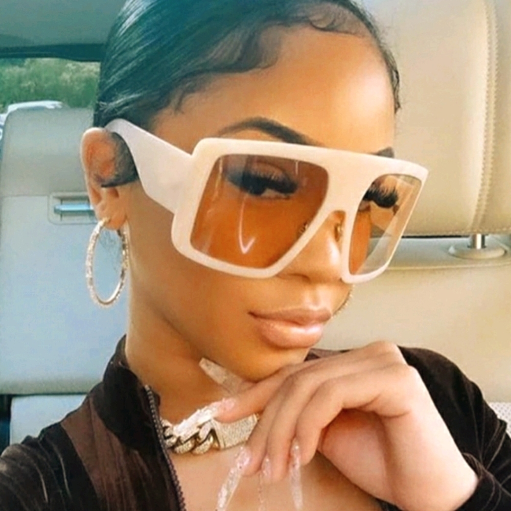 🤍White & Tea Visor Sunglasses🤍